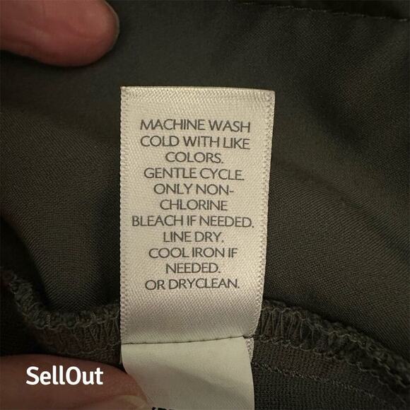 J Jill Women's Slim Leg Pants XL Green High Rise Casual - Picture 12 of 14